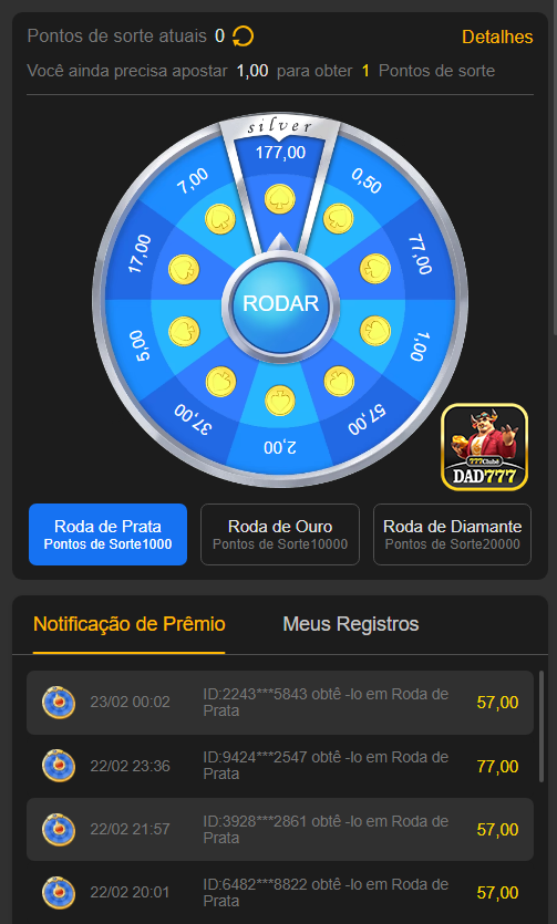 Segurança App dad777.com